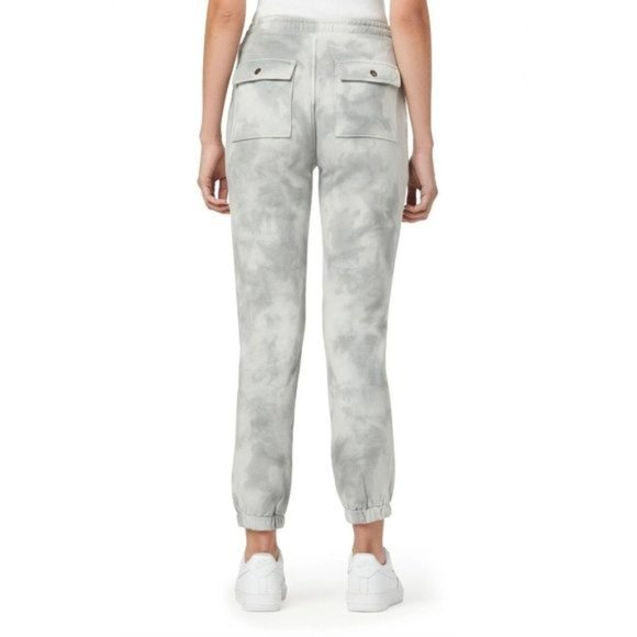 HUDSON JEANS Tie Dye Cotton French Terry Joggers in Monument Ice Dye NWT - Picture 5 of 6